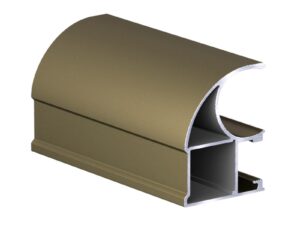 Профиль вертикальный асимметричный АВД-0575 шампань анод 5,4 метра 1590