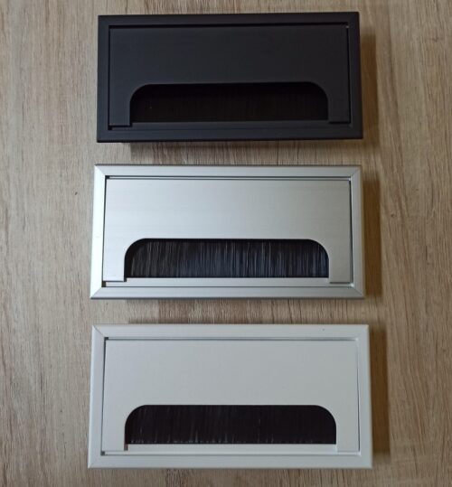 Пропуск кабеля прямоугольный DOCKER, 80x160 mm алюминий TF01.1728.07.035 16555