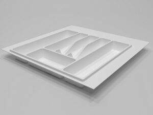 Лоток для столовых приборов в базу 500 мм, Белый 3151