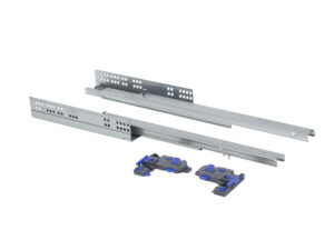 Направляющая скрытого монтажа L-450 с довод ДСП до16mm с замками PRIME by AKS 3D полное выдв 113648