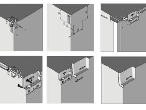 Навес FORZA регулируемый (левый+правый) оцинкованный, без заглушек 18809