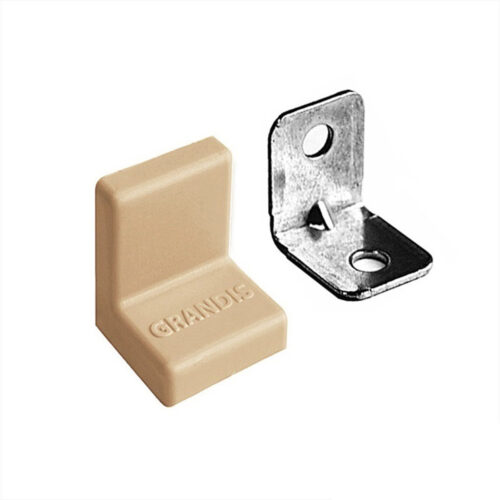 Уголок крепежный 20x20 мм толщ.1,2мм с крышкой, груша 10-436P  0306277