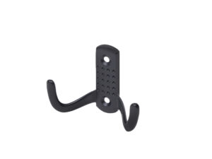 Крючок меб. двухрожковый мет. WP12 черный GRIDLI 66270