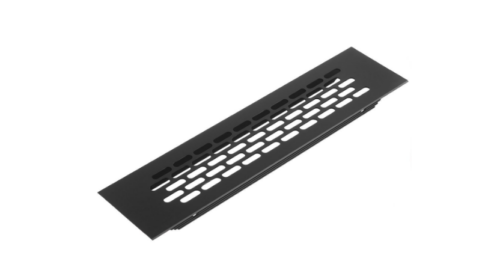 Решетка вентиляционная 245х60 мм, черная KK-W60245-M2 17236