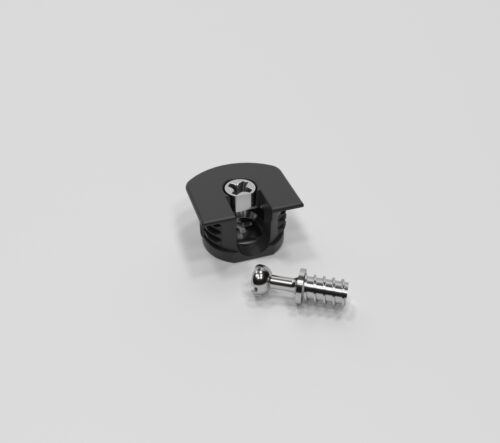 Эксцентрик усиленный пластиковый  16 мм №2 Черный 773547