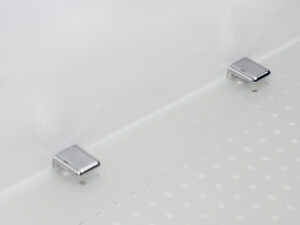 Полкодержатель для стекла мет. АК104 (6-8мм) хром AKS 103816