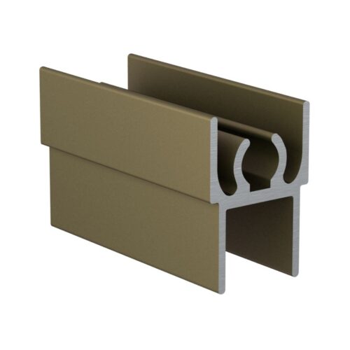 Профиль горизонтальный верх АВД-0607 шампань анод 1 метр 1593