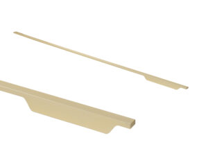 Ручка меб. скоба алюм. ANDROMEDA 1056/1200 матовое браш золото, AKS (правая) 111099