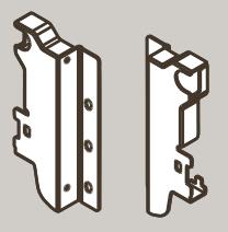 Крепление задней стенки h160 DTC Dragon Box белый (M01032, Е01) 0015517