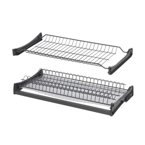 Сушка для посуды 700 HUGO с профилем, графит AKS 113242