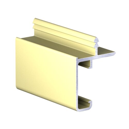 Профиль врезн в верх базу с пазом под светодиод. золото 1 метр АВД-4462 (кратно 2 мет) 1912