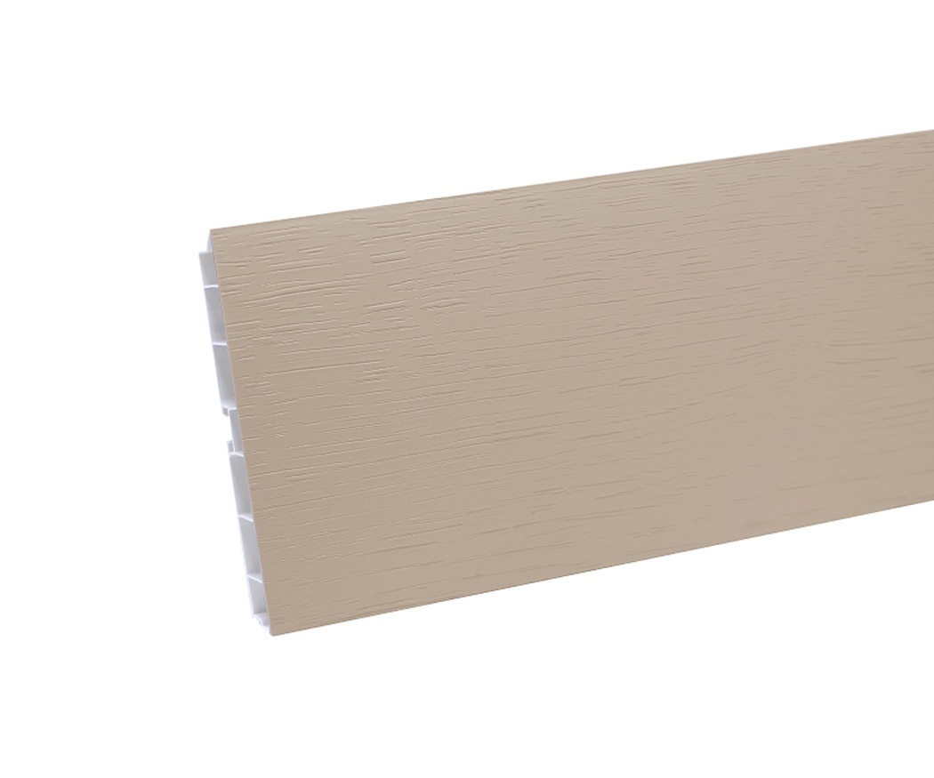 Цоколь ПВХ Дуб капучино (Лен) с упл. (4000*146) 75031