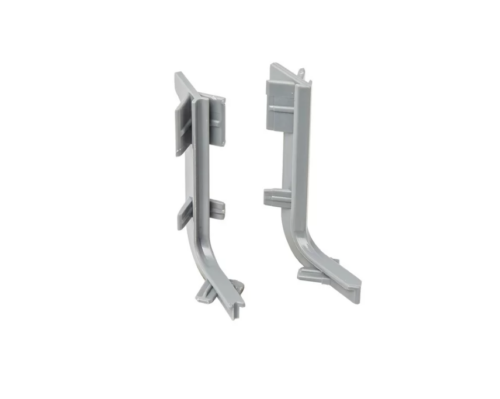 Компл. углов 90° (внешний+внутрен.) Г-образн. профиля Gola FIRMAX(2 части), пласт, серый FRM9200.07