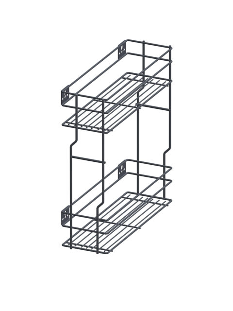 Корзина для карго мини бокового Вариант мульти 15 металл лак графит WE03.7319.01.924