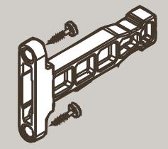 Крепление фасада h=84,5 DTC Dragon Box под саморез (M01011) 0015534