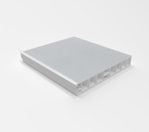 Кухон. цоколь Н100мм L4м, Гладкий Алюминий  №8  ПЦБ8