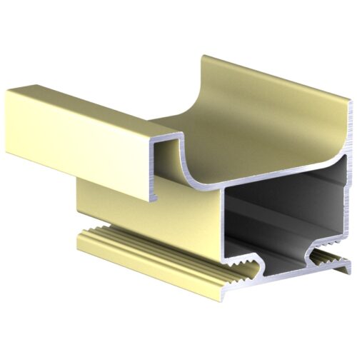 Профиль вертикальный боковой, золото АВД-4463 1 метр 1613 (кратно 3 метр) 1909