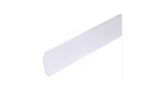 Планкадля для столешниц, торцевая универсальная 38мм R=9 БЕЛАЯ 1519 У