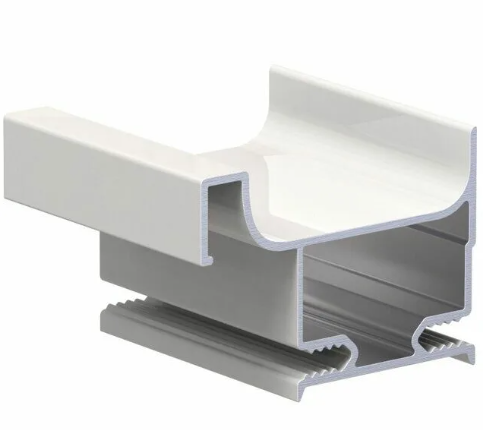 Профиль вертикальный боковой, белый мат. 9016, АВД-4463 1 метр 1330 ( кратно 3 метрам)