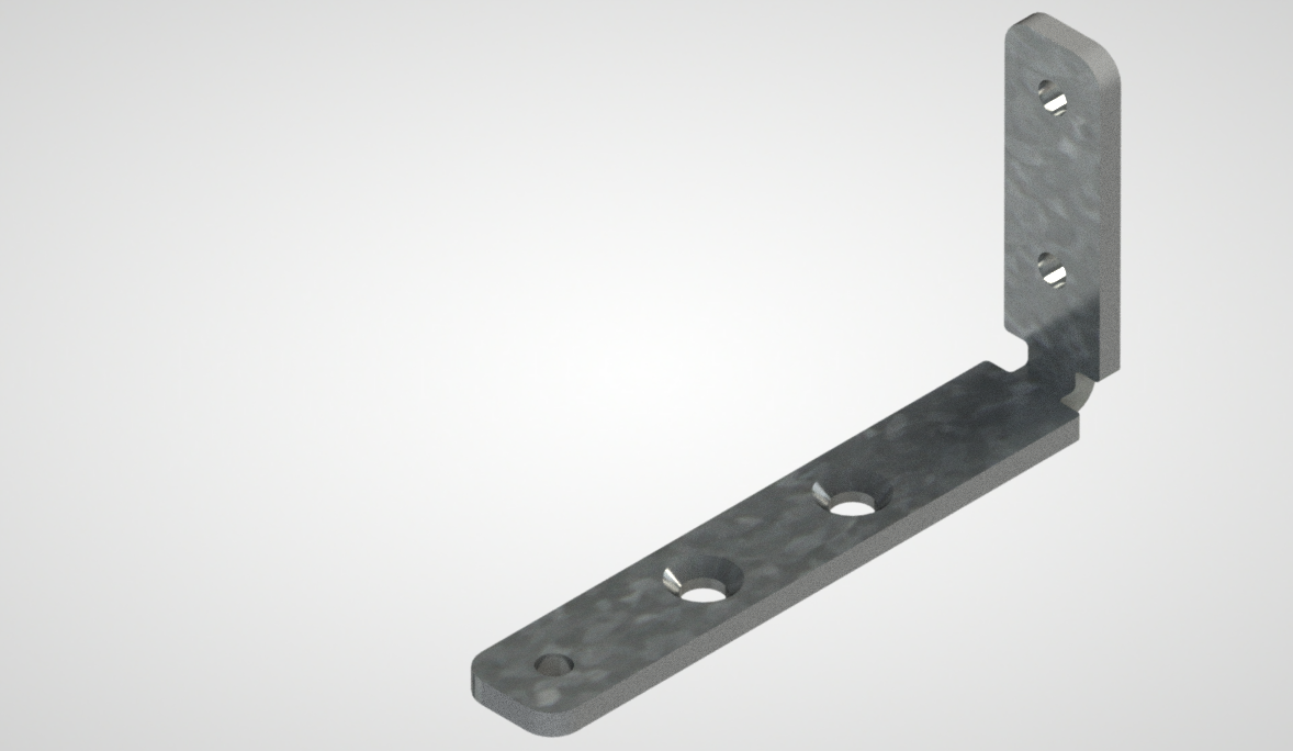 Металлическое крепление под саморез (1 шт.) 2122