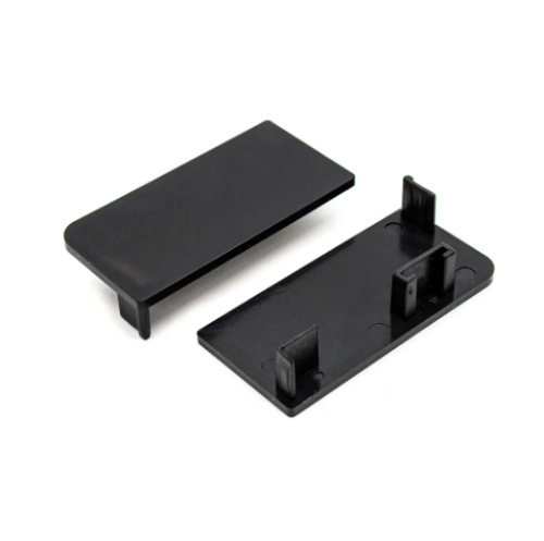 Комплект черных закрытых заглушек для С-образного профиля (2 шт.)  2185