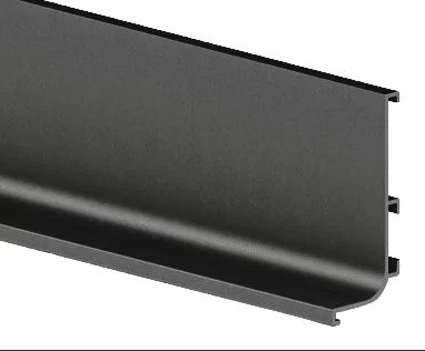 Профиль черный GOLA FIRMAX L-образный для нижних баз L=4200mm, FRM9200.B