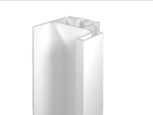 Профиль белый вертикальный боковой L=3000mm, GOLA FIRMAX FRM9202.W