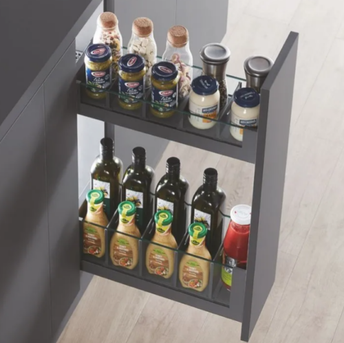 Бутылочница DTC PURE-PRO HQ KB=200мм, глубина 450мм, 40кг, серая (HK450A200Z01,E30) 21920