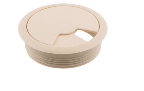 Заглушка кабель-канала пластик бежевая (крем)  5242