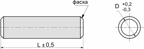 Шкант деревянный 8*40 (уп/2тыс.шт) эвкалипт AKS 83560
