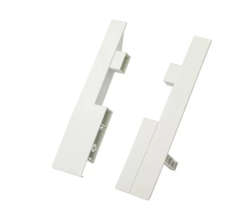 Соединители передней панели для внутреннего ящика 199мм Dragon Box под 2 рейлинга. белые DTC0412.007