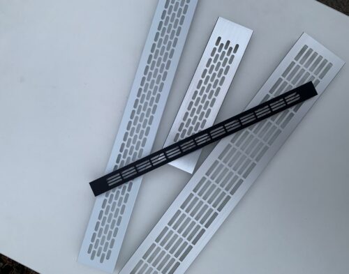 Решетка вентиляционная 60х245mm алюминий белый лак TE12.0346.07.003