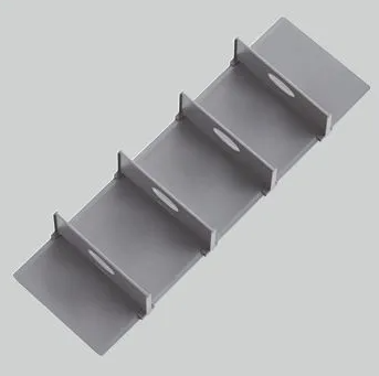 Делитель нижней полки для бутылочниц DTC PURE-PRO HQ KB=150мм, серый (НК10075450-85,Н11) 21926