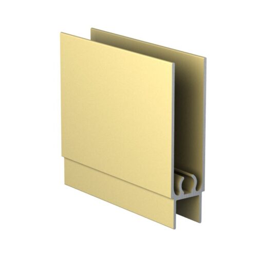 Профиль горизонтальный низ АВД-0608 золото анод 1 метр 1604 (кратно 1,5м)