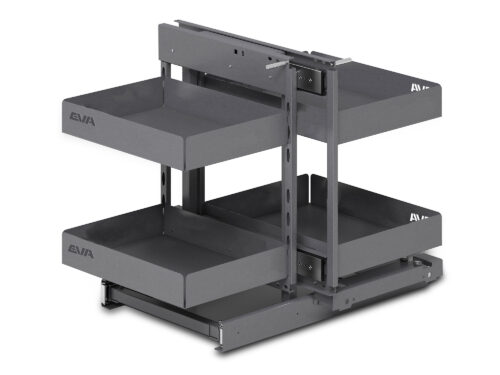 Механизм для углового корпуса EVA Dark Side, 900-1000мм, плав.закрывание, графит 4148