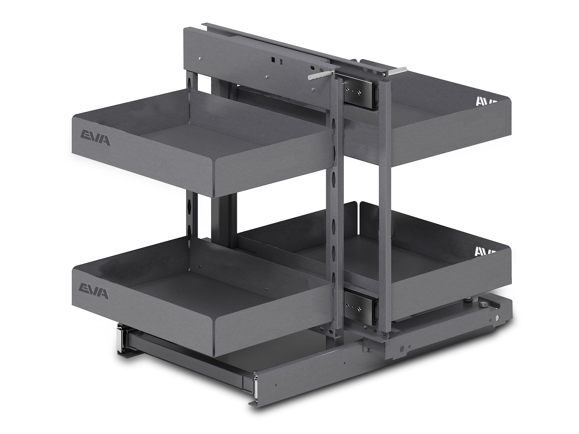 Механизм для углового корпуса EVA Dark Side, 900-1000мм, плав.закрывание, графит 4148