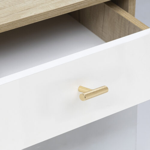 Ручка меб. кнопка мет. SNAKE золото анодированное, AKS 111276