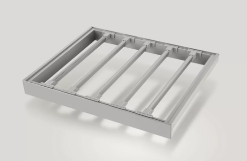 FIRMAX Выдвижная брючница наборного типа в базу 600 мм, 564х420х56 (ШхГхВ), серый FRM5806.564.01