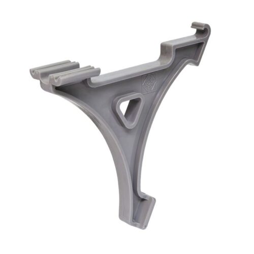 Кронштейн сетчатой полки, серый  6890