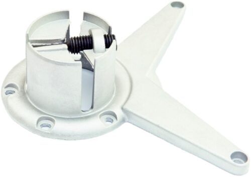 Крепление усы на трубу d60, никель AKS 14114