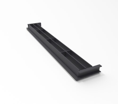 Вентиляционная решётка для цоколя черная 77353