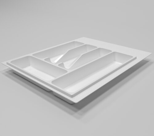 Лоток для столовых приборов в базу 450 мм, Белый 773520