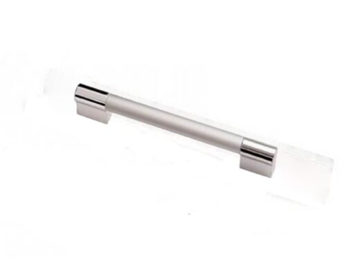 Ручка С29 (128 мм) хром + металлик / пластик 30521/3443