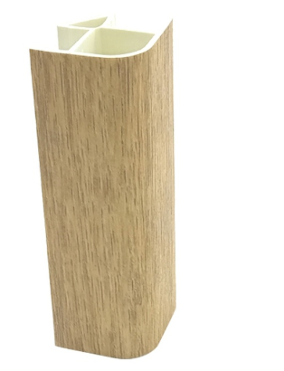 Угол д/цок.ПВХ Дуб вотан 90гр 100мм 146657