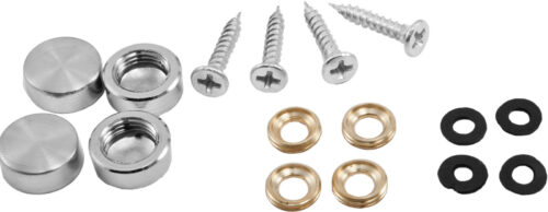 Крепление зеркала мет. AJ04АL 22мм хром (1кпл=4шт) AKS 66717