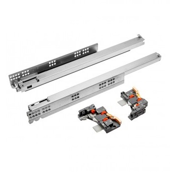 Направляющие 450мм 40кг ПВ скр.монт зам 3D Push DTC (TF10450H) 0016255