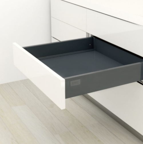 Комплект ящика Dragon-Pro, Soft-Close, L=500, H= 95, 40кг, т.серый (HB015004AX, E30) 24448