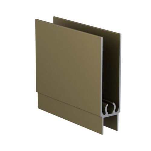 Профиль горизонтальный низ АВД-0608 шампань анод 1 метр 1605 (кратно 1,5м)