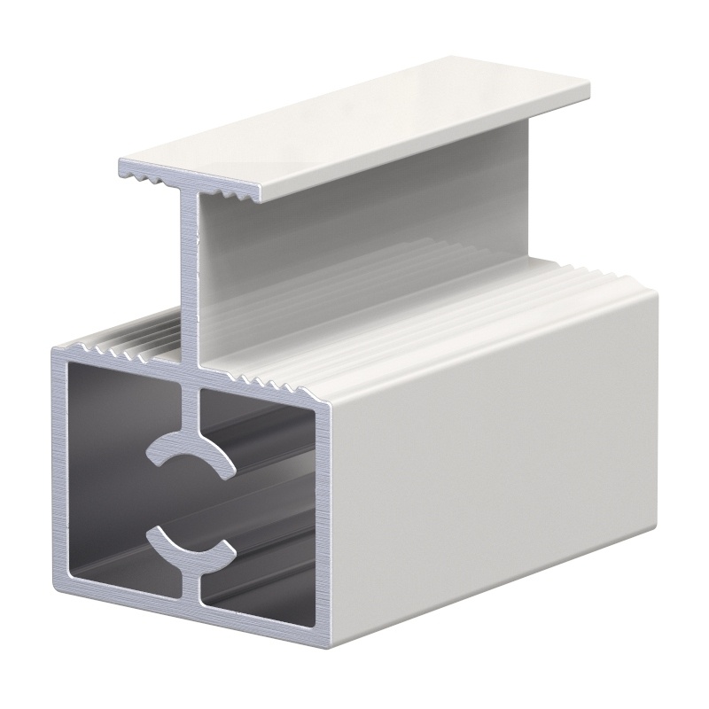 SLIM Разделительный профиль под винт АВД-3756 белый мат. Ral 9016 1 метр. ( кратно 1 м.) 1346