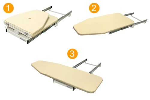 Выдвижная поворотная гладильная доска для шкафа Unihopper 25393